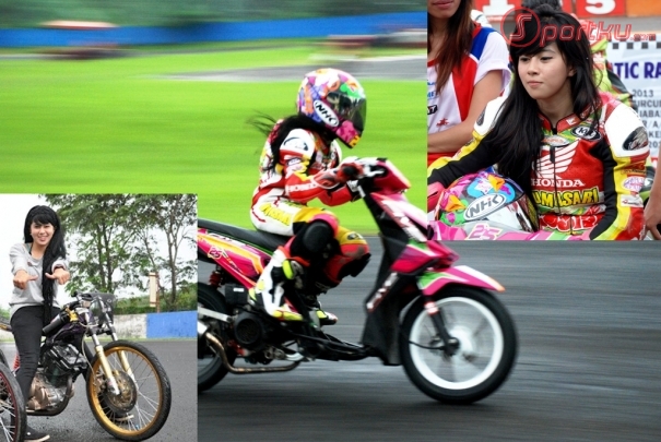 Gambar  Kumpulan Joki  Drag  Bike Wanita di Indonesia Cantik 